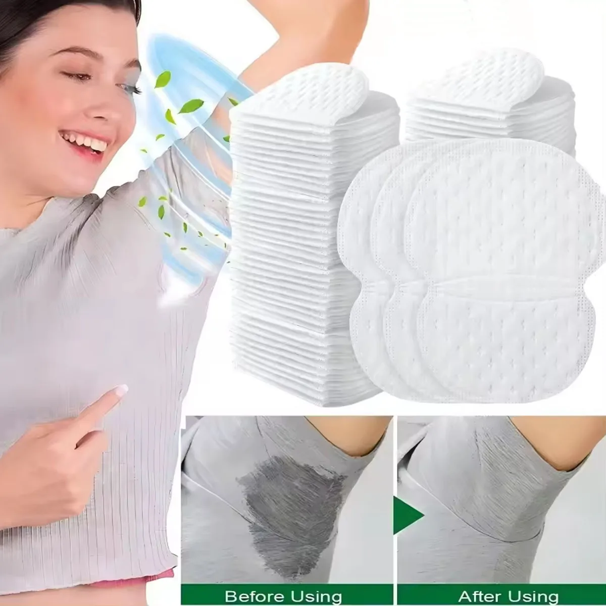 Armpit Sweat Pads Disposable Underarm Sweat-absorbing Stickers