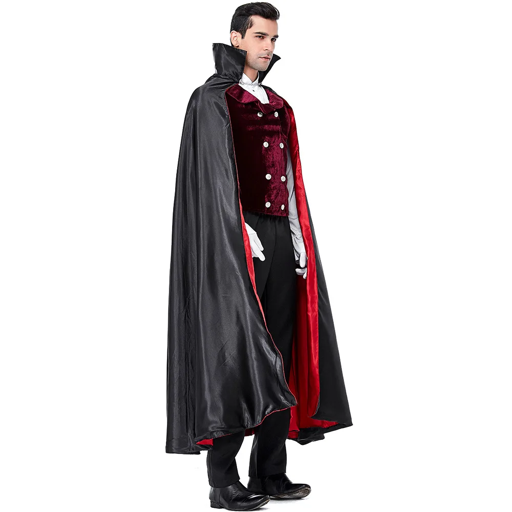 Fantasia gótica de vampiro masculina, traje de halloween de couro, matriz  imperial, traje de vampiro masculino para festa de halloween, cosplay -  AliExpress
