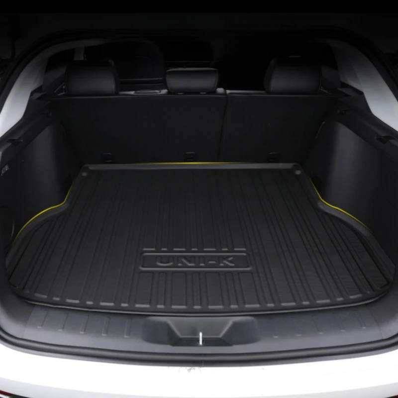 

For Changan UNI-K UNIK 2021-2023 Car Styling Rear Trunk Liner Cargo Boot TPO Trunk Mat Floor Tray Mud Kick CarpetAccessories Z