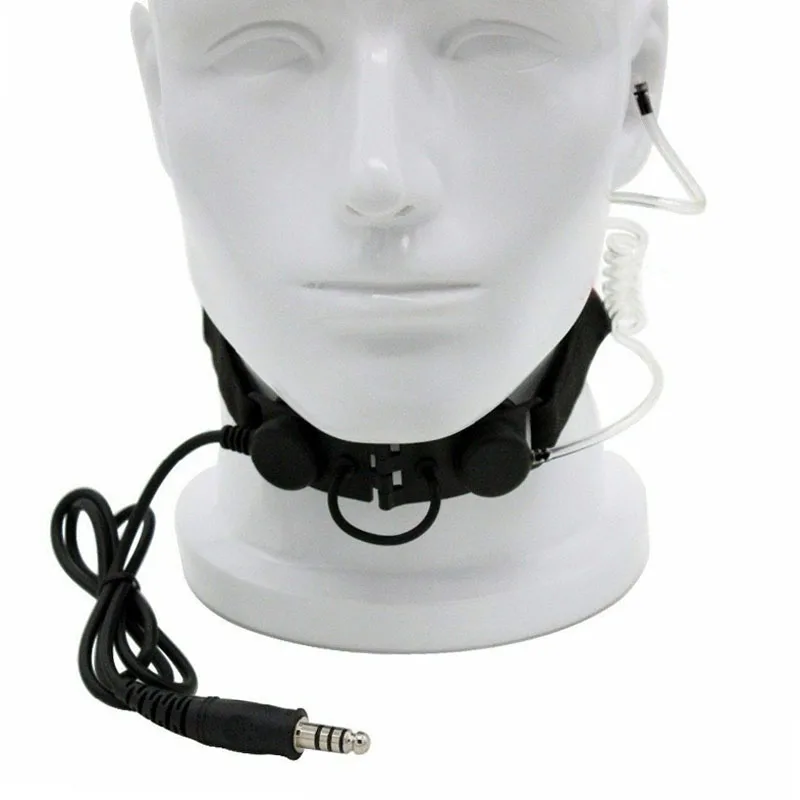 Z Tactical Throat Mic Z003 Air Tube Headset with U94 PTT for BaoFeng UV-5R 888S UV-82 TYT TH-UV8000D Retevis H777 Two Way Radio