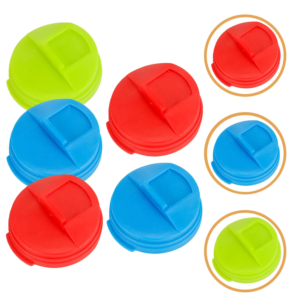 

5 Pcs Spill-proof Lids for Cans Beverage Jar Caps Universal Cover Beer Covers Bucket Beverages
