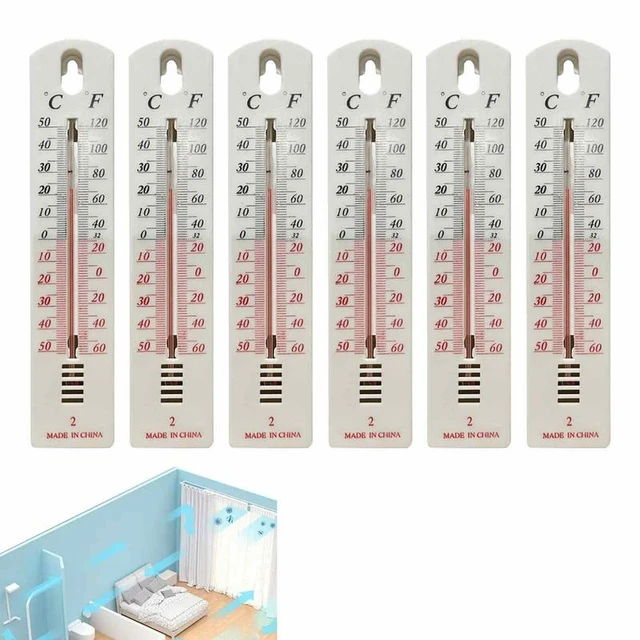 Home Thermometer Indoor Wall Thermometer For Room Temperature Temperature  Gauge Meter With / For Indoor Outdoor Home Office - AliExpress