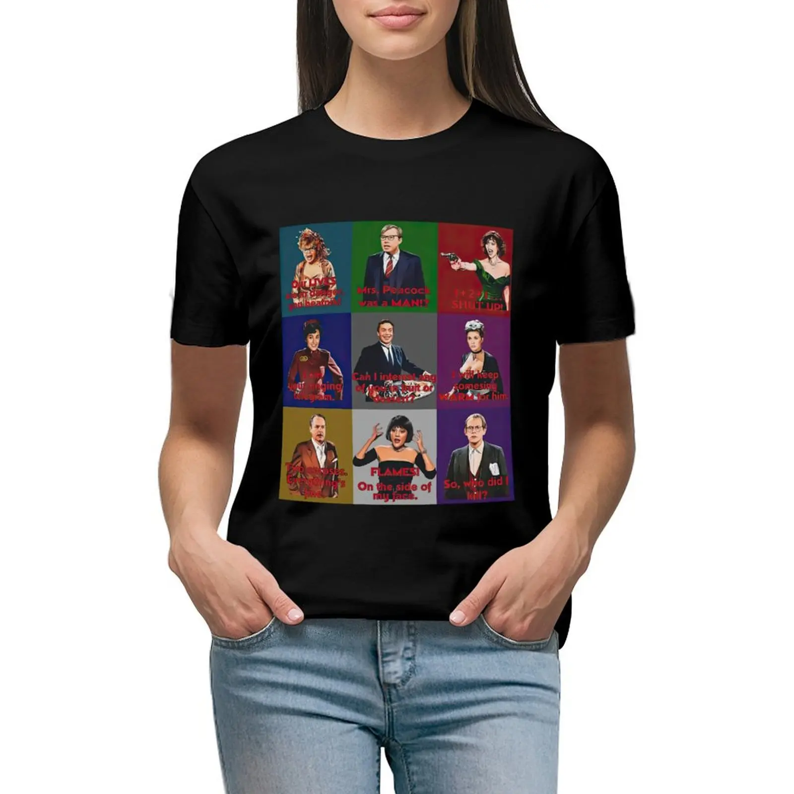 La Maglietta Cluedo Bunch Vestiti Carini Top Carini Vestiti Anime Top Donna