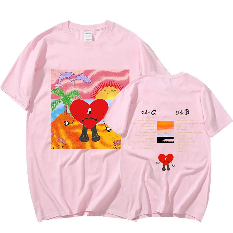 Maglietta Bad Bunny Oversize Unisex: Stampa Grafica Originale In Cotone