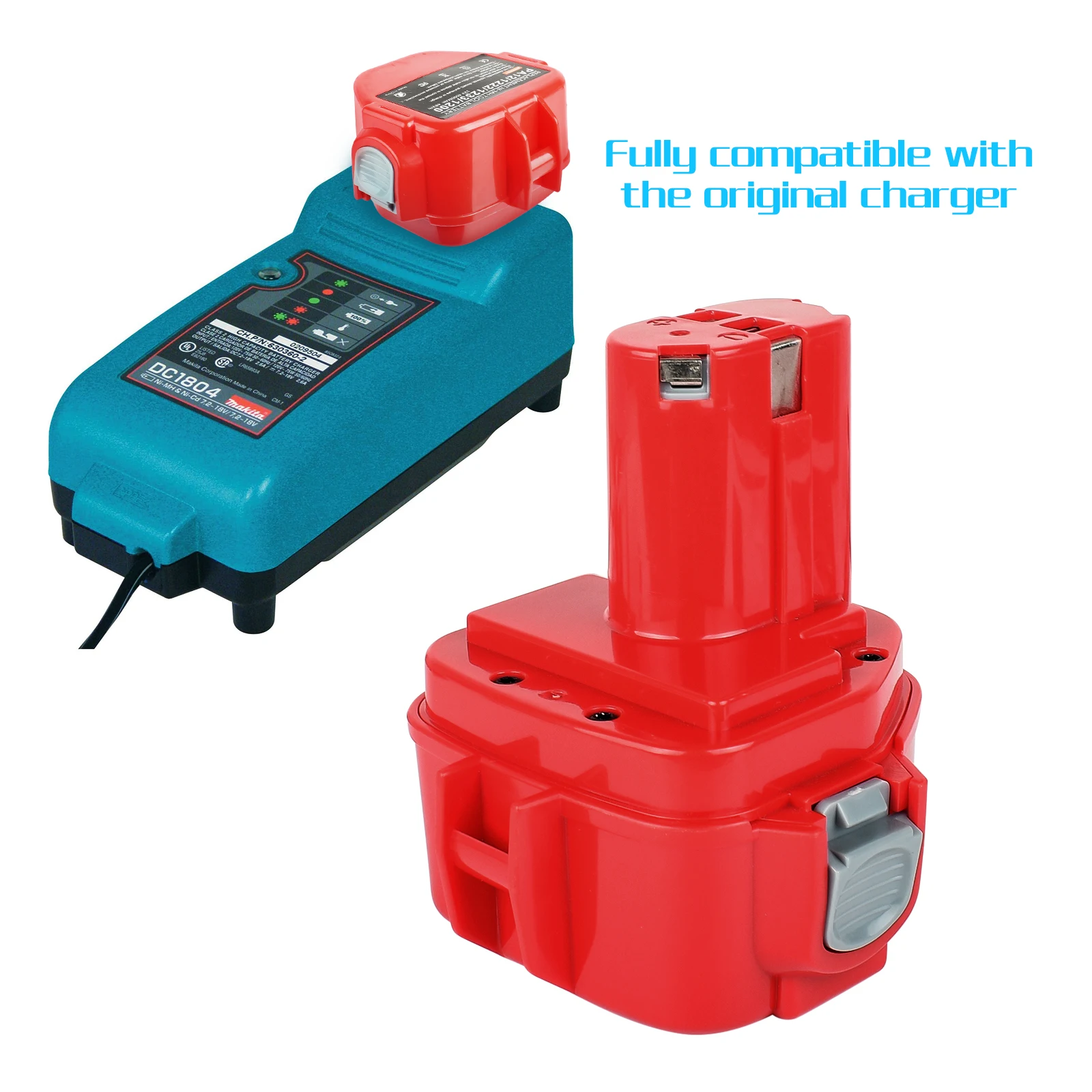 193100-4, Batterie rechargeable pour outillage électroportatif Makita, 12V  NiMH