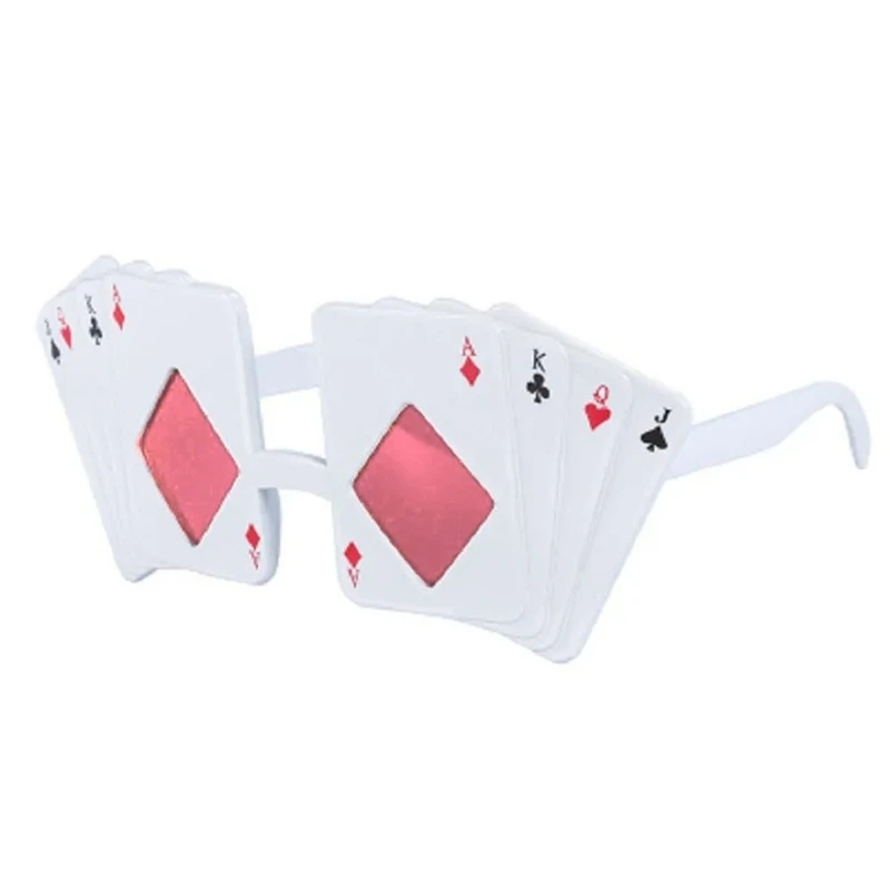 

Тематические очки для покера, солнцезащитные очки Queen Aces King, игральные карты, игровой декор