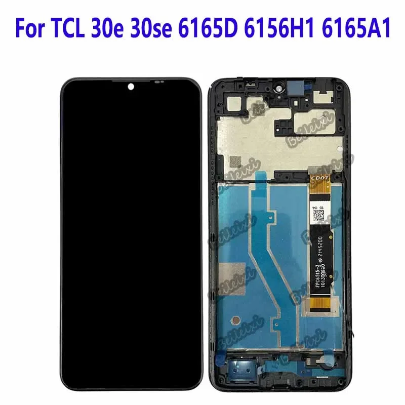 

For TCL 30 SE 6165 6165D 6165A 6165H 6156H1 6165A1 LCD Display Touch Screen Digitizer Assembly For TCL 30E 6127A 6127l