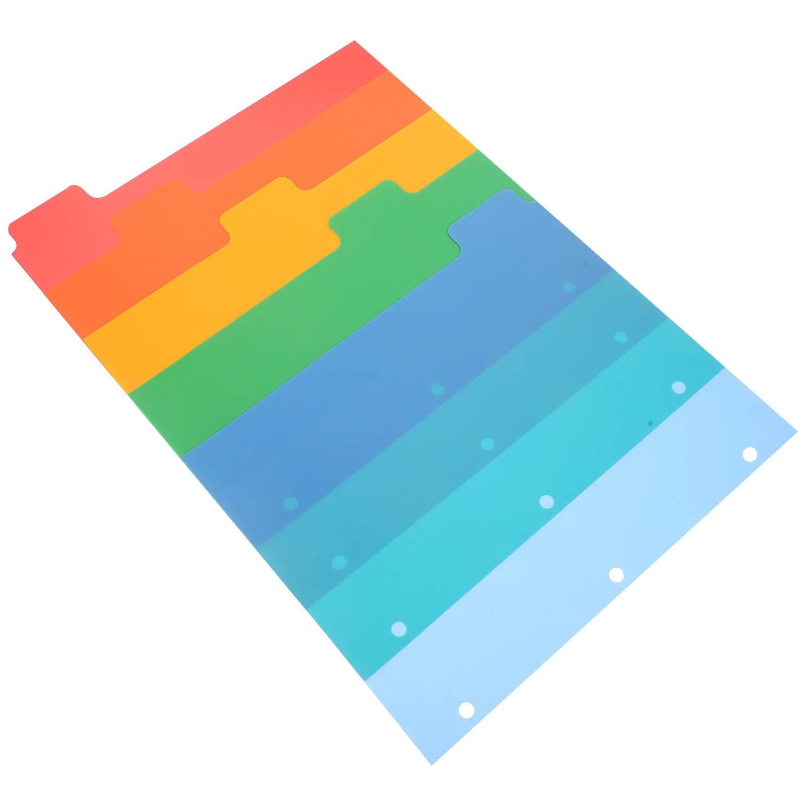 5 Pcs Replacement Notepad Dividers Colored Page Markers Notebook Index Classified Labels Binder Tabs Filing Products