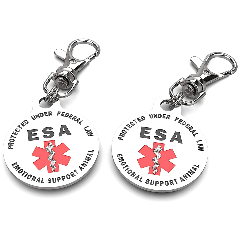 Personalized Dog & Cat Nameplate ID Tag – Double-Sided Engraved Pet Collar Accessory