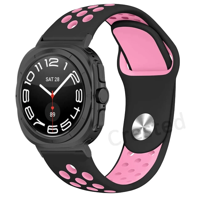 Breathable Silicone Sport Band for Smartwatch - 47mm Strap
