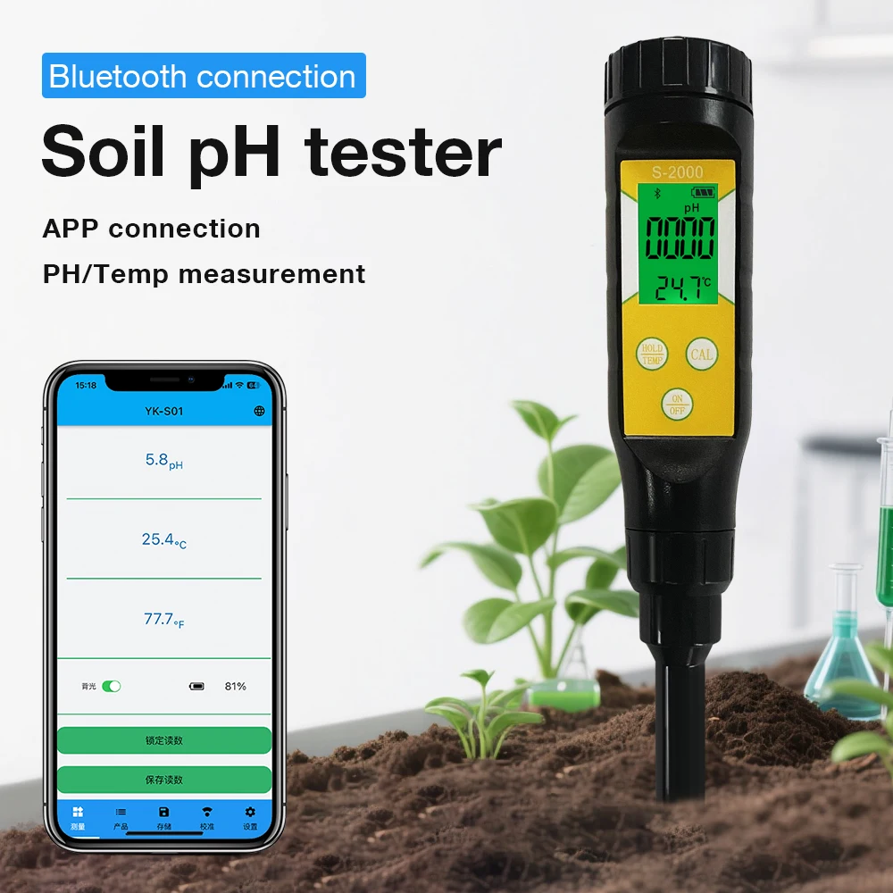 Soil PH Tester Meter for Garden Farm