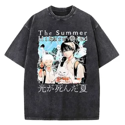Summer Hikaru Died Graphic Cotton Tee - Trendy Streetwear Design - XXL (92938)