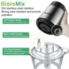BioloMix 1.8L Glass Bowl Food Processor Chopper Two Speeds  Meat Grinder For Babyfood Vegetables Onion Garlic 5