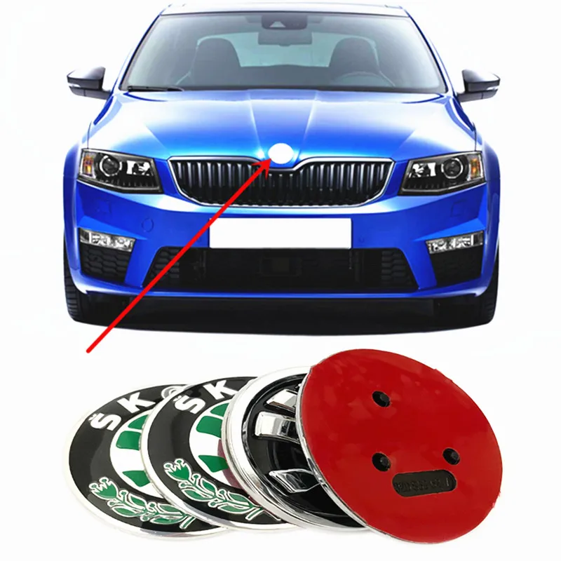 80 мм 90 Серебристая черная зеленая пшеничная Автомобильная эмблема значок на