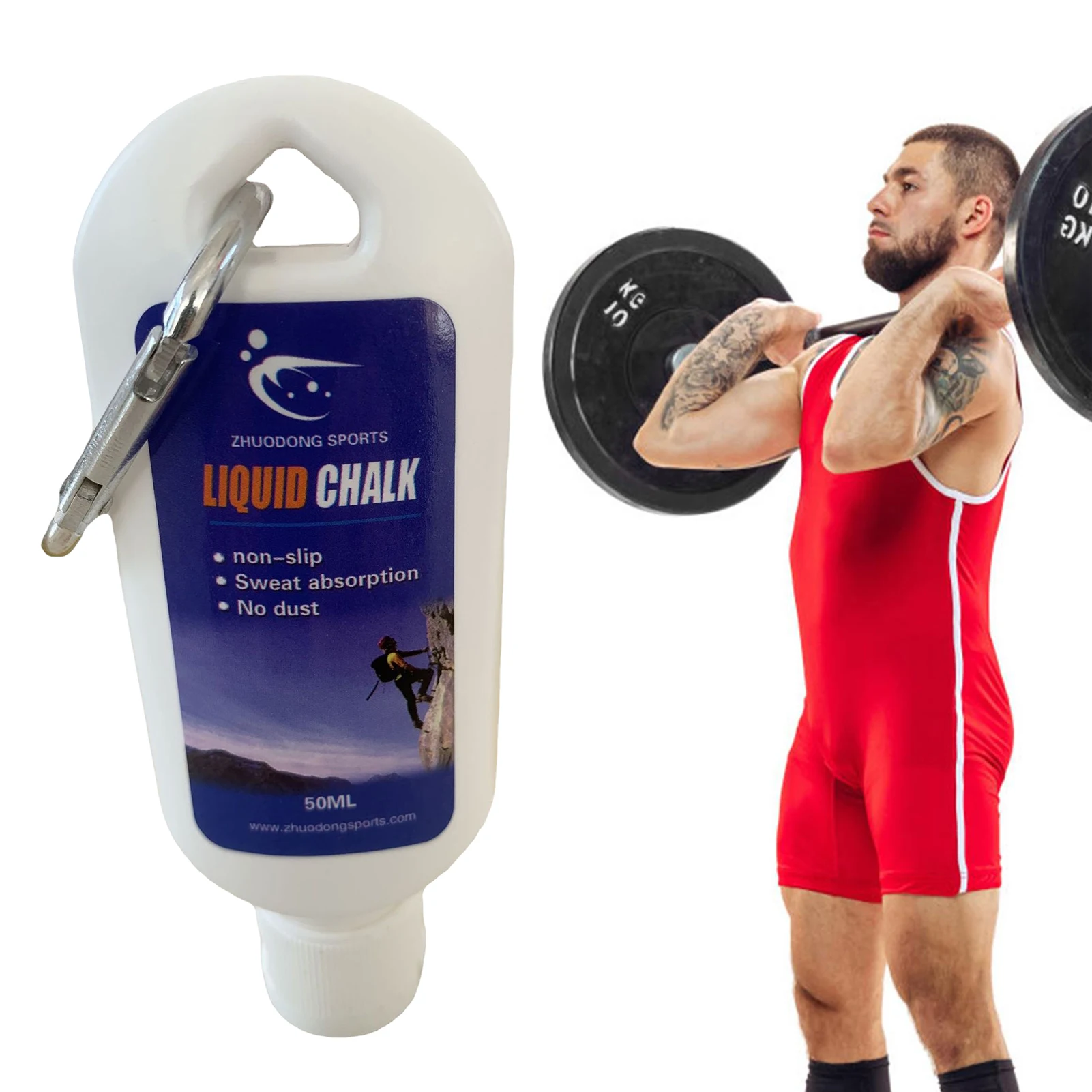 Description Picture 4 of itemLiquid Climbing Chalk Grip Maximum Gym Chalk Bodybuilding Crossfit Weight Lifting Gymnastics Pole Dance Athletics Liquid Chalk