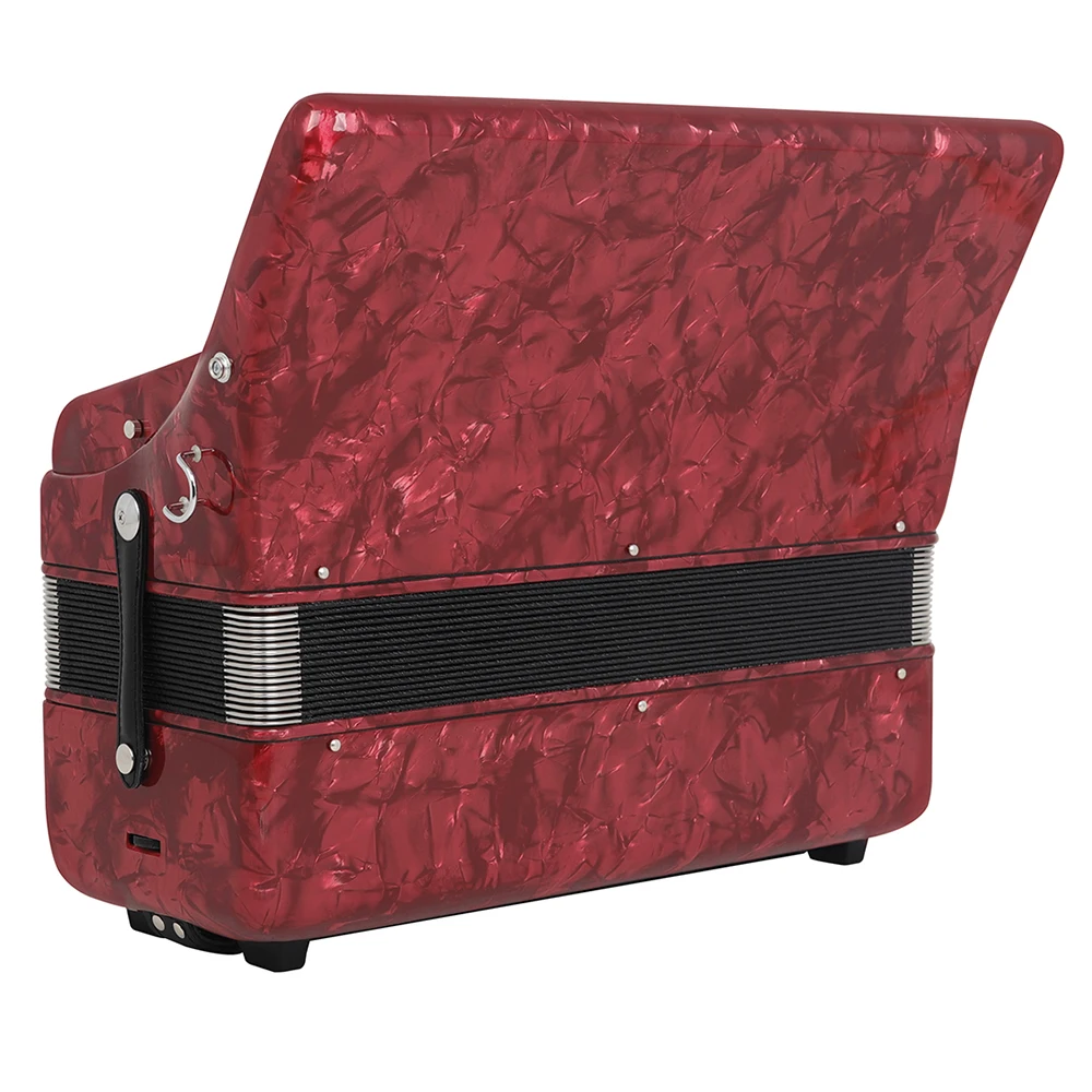 Professionelle Tastaturinstrumente, Akkordeon, 120 Bässe, 41-Tasten, Akkordeon mit Riemen, Tasche, Zubehör zum Spielen – Detail 5