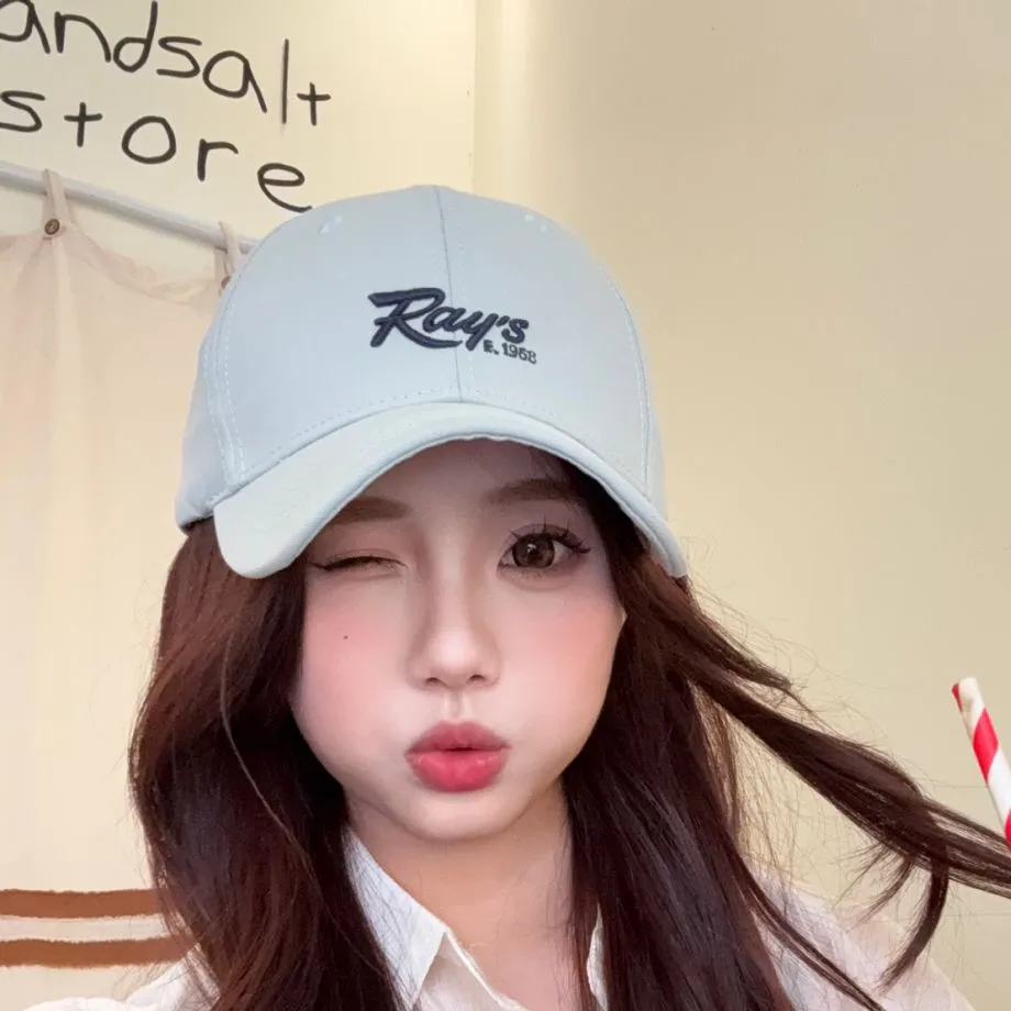 Retro Letter Embroidery Baseball Hat For For Women Men Fashion Duck Tongue Cap Outdoor Sunshade Peaked Caps Solid Color Visors