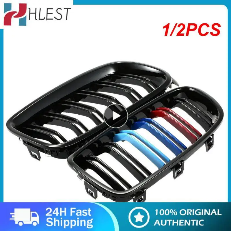 

Решетка для переднего бампера автомобиля Pulleco Gloss Black M, решетка для радиатора, гоночная решетка для X4 F26 X3 F25 2014-2018 Dual Slat, 1/2 шт.