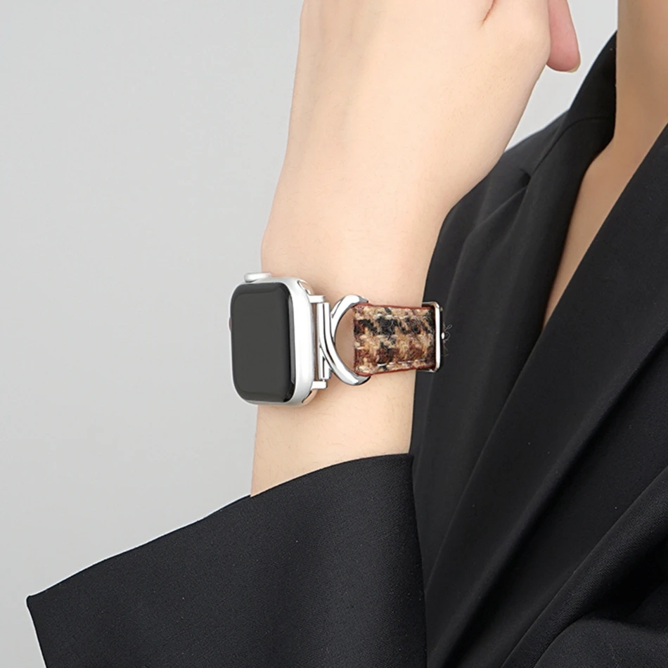 Apple ð     Ʈ Ultra 49MM 38MM 41MM 40MM 44MM 45MM 42MM Houndstooth ո Ʈ IWatch ø 8 7 6 SE 5 4 