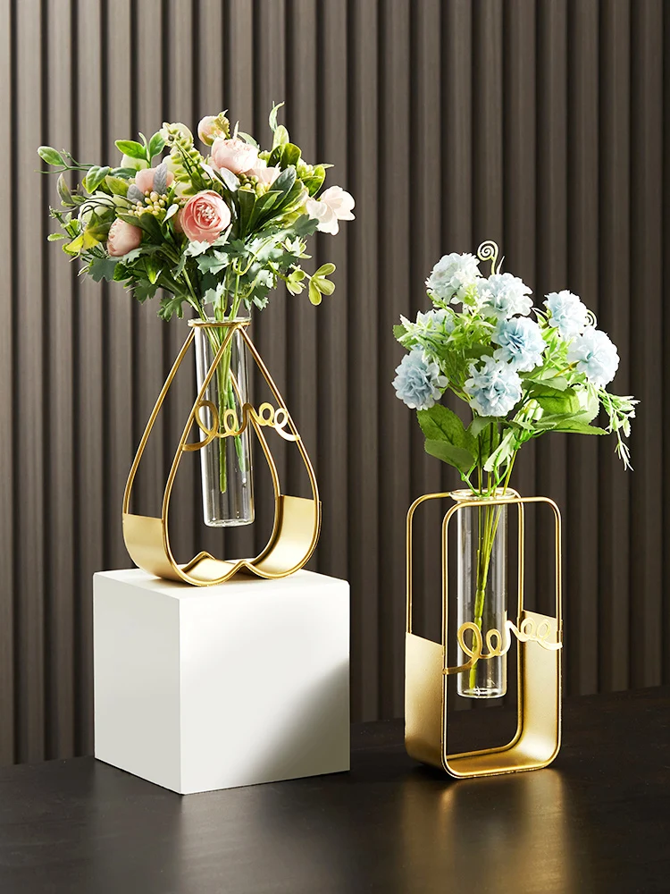 

Прозрачная фототрубка для гостиной, креативная и Минималистичная Цветочная композиция для ухода за водой