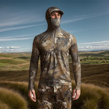 Ainfad Core Lightweight hoodie camouflage clothing - Mask pullover - Hunting fishing hoodie 5