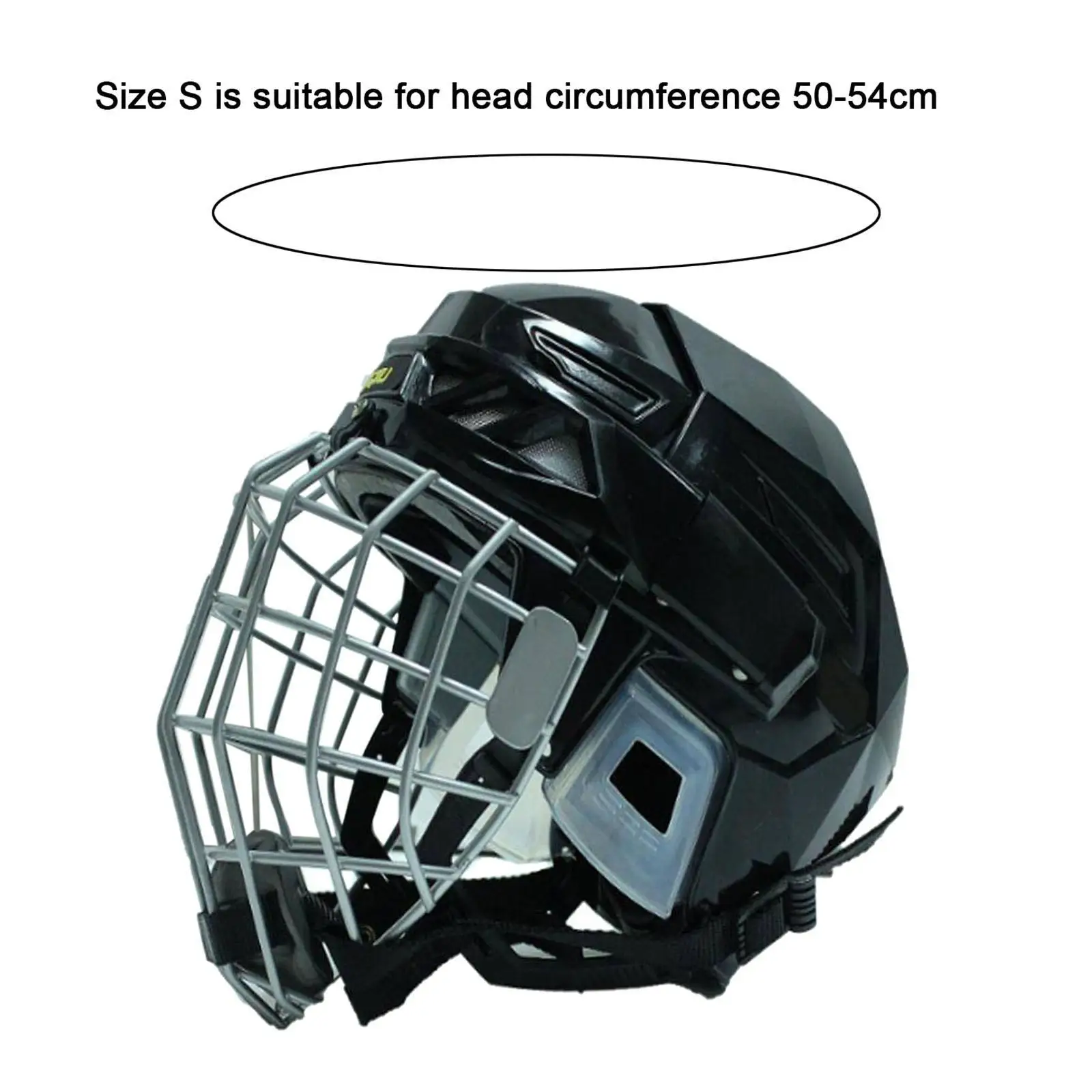 Hockey Helmet Ice Skate Helmet Ice Hockey Helmet Black Adjustable Hockey Gear Roller Skating Helmet for Dryland Hockey Match Hockey Helmet Ice Skate Helmet Ice Hockey Helmet Black Adjustable Hockey Gear Roller Skating Helmet for Dryland Hockey Match