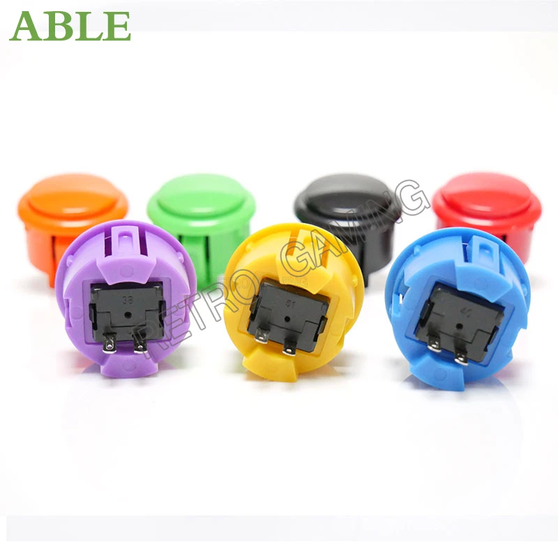 Arcade Push Button Copy Sanwa OBSF 30mm Arcade Cabinet Game Buttons Switch 12PCS for Jamma MAME Machine DIY Parts