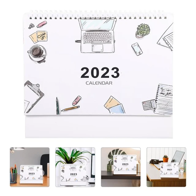 Monthly Desk Calendar 2023 | Calendar Year 2023 | 2023 Desktop Calendar - Calendar  2023 - Aliexpress