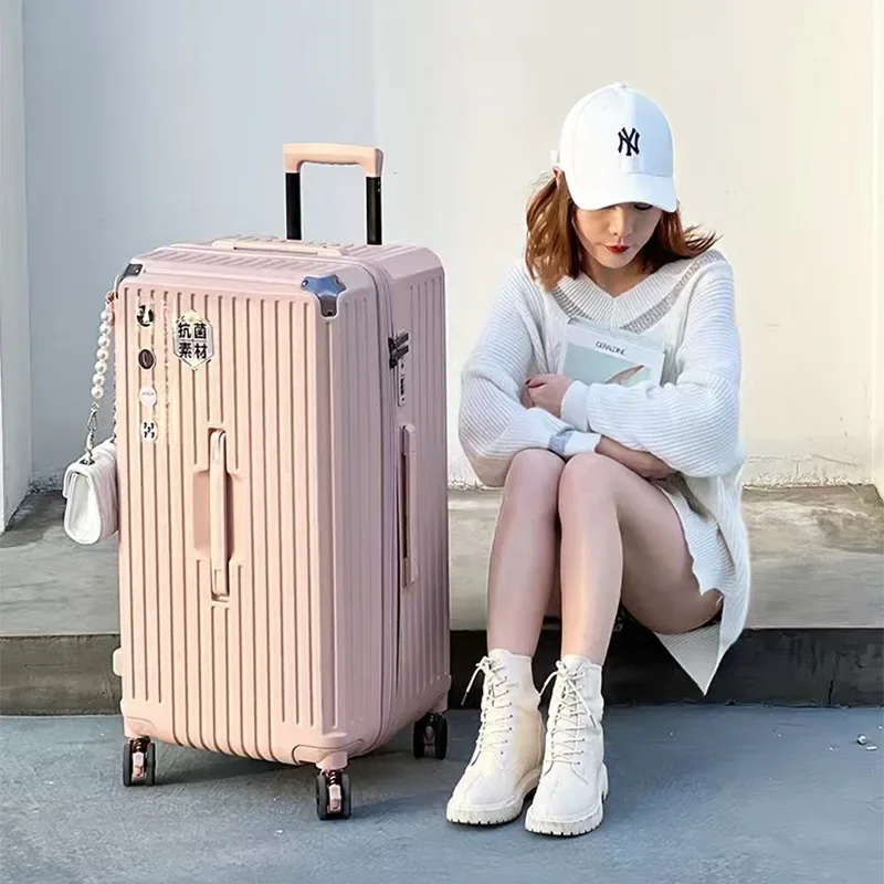 

Suitcase Universal Wheel Luggage 20 24 26 28 inch Holiday Large Capacity with Combination Lock Unisex Fashion Overseas Suitcases