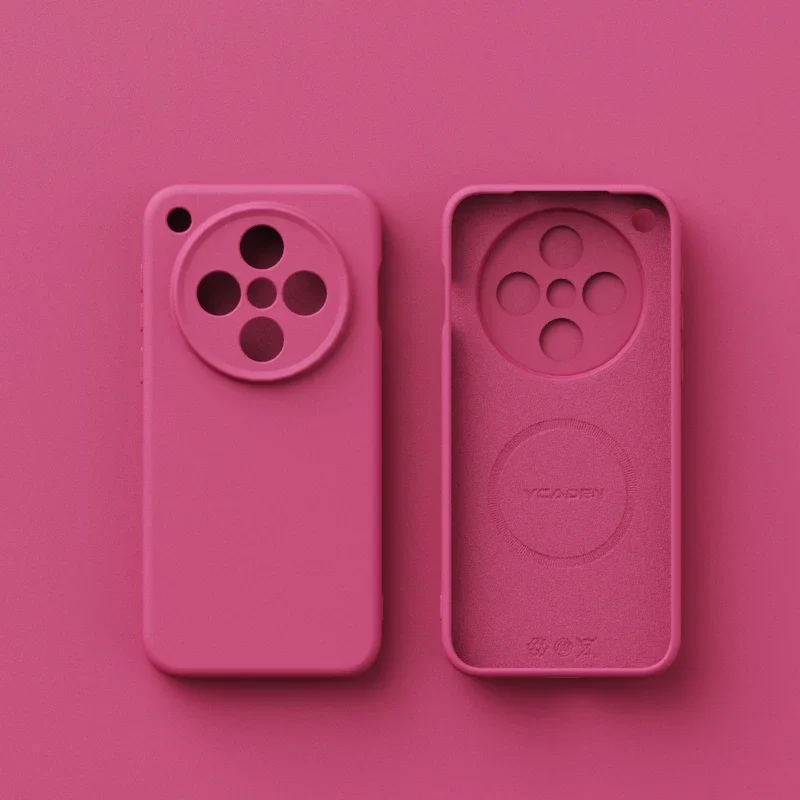 Magsafe Liquid Silicone Case with Matte Finish and Camera Protection - Soft Bumper, Wireless Charging Compatibility