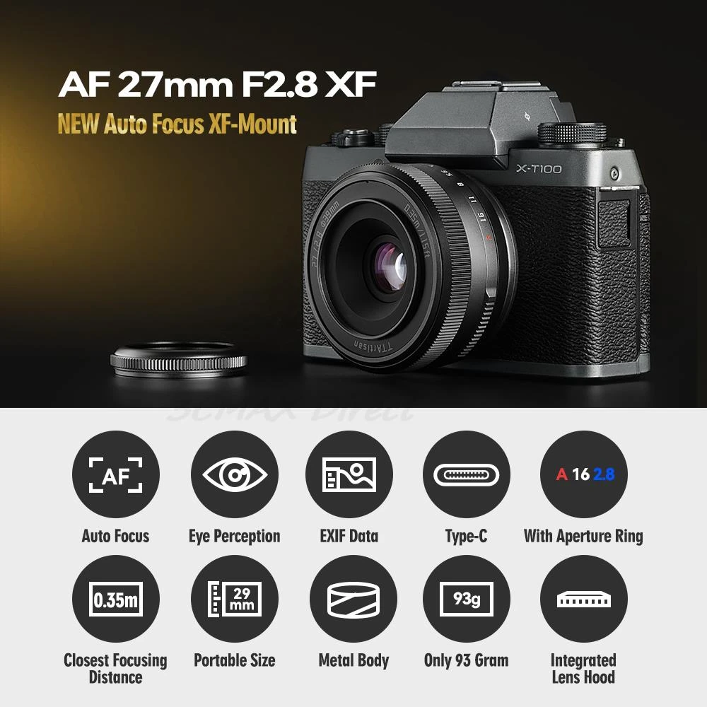 Inzet dier Mier Fujifilm X Mount Lens | Fujifilm Camera Xt | Fujifilm Xt3 Lens | Fujifilm  Xt4 Lens - 27mm - Aliexpress