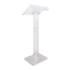 Acrylic Podium Stand, Conference Pulpit 31.50-51.18inch Adjustable Height Transparent Podium 6