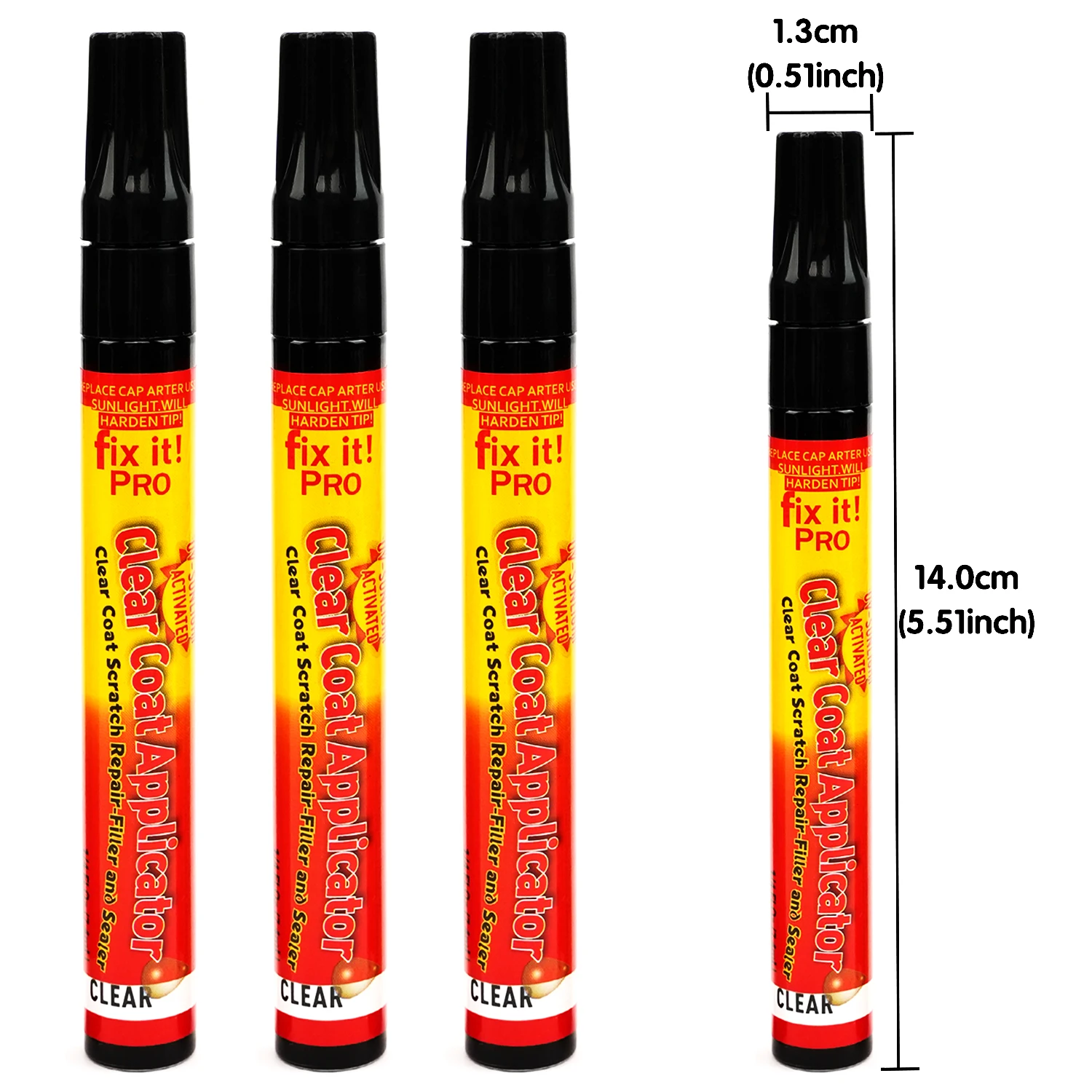 Car painting pen Clear Coat Application Car Scratch Repair Remover Filler Sealer Activated