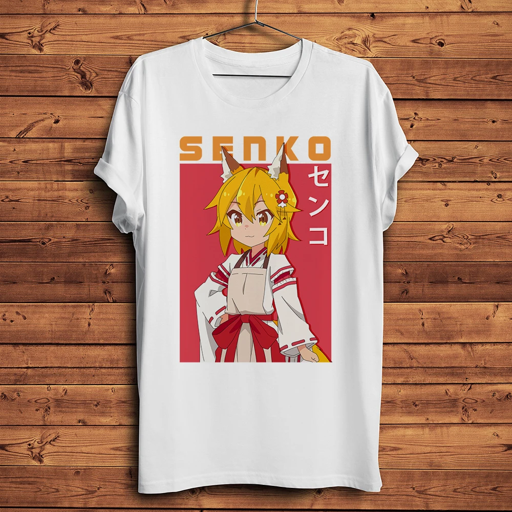 Sewayaki Kitsune no Senko-san Funny waifu Anime T Shirt Men Women White  Casual Tshirt Unisex Streetwear Homme Femme tee - AliExpress