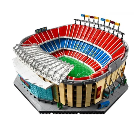 Camp Nou Stadium Model Fc Barcelona Football Compatible 10284 Building Blocks Bricks Kid Toys New Year Gift |