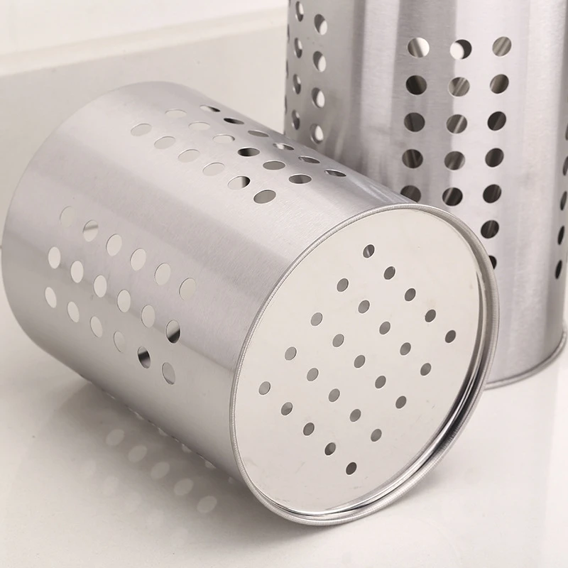 Chopstick Basket Unique Stainless Steel Chopsticks Barrel Storage Multipurpose Kitchen Utensils Chopsticks Cages 4