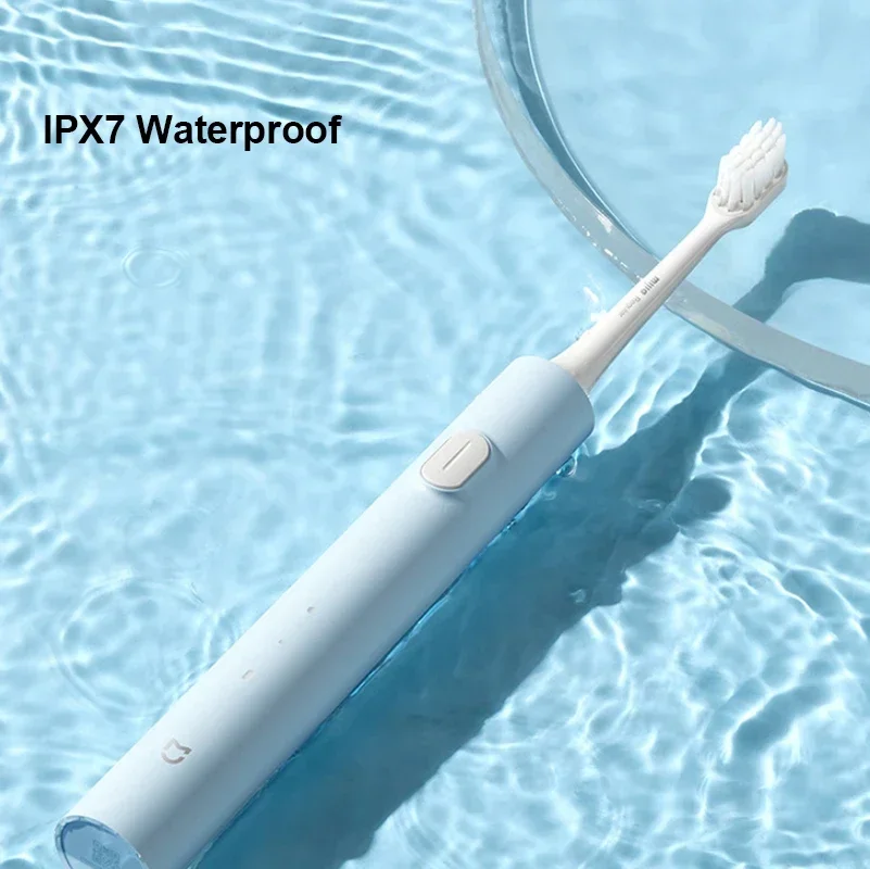 Original XIAOMI Mijia T200 Sonic ElectricToothbrush Rechargeable IPX7 Waterproof 2 Modes Zone Reminder Teeth Whitening Brushes 6