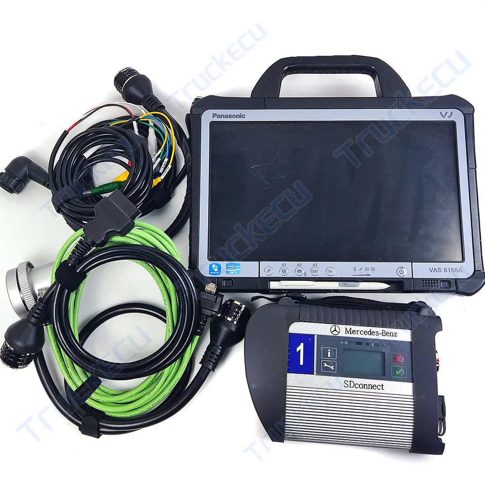 

For MB Star SD Connect C4 Multiplexer Xentry DAS WIS Epc For Benz Passenger Cars Truck Van Diagnostic Tool+Portable Tablet CF D1