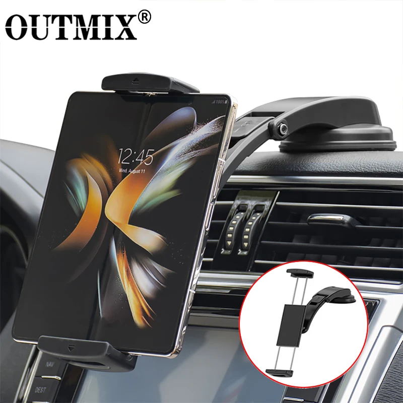 Suporte de Tablet Ventosa Ajustável Suporte para Celular Suporte para Samsung Galaxy z Dobre Telefones Montagem para Ipad Gps