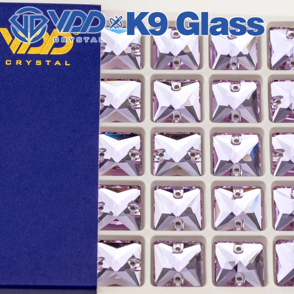 VDD Platz Mehrere Farben Top Qualität K9 Glas Nähen Auf Strass Kristall FlatBack Nähen Steine Für DIY Bekleidungs Dekorationen – Detail 23