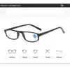 Fashion Transparent Reading Glasses Anti Blue-ray Glasses Senior Citizens Ultralight Presbyopia Eyeglasses Far Sight Eyewear 6