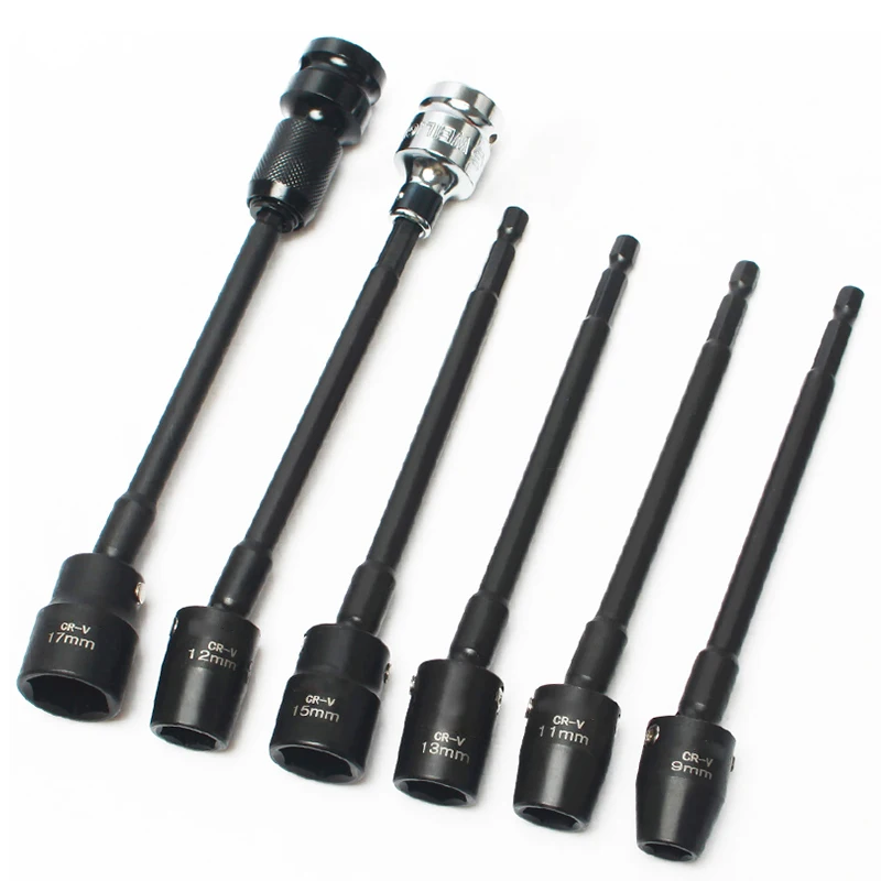 1/2" Drive Universal Joint Socket Set Swivel Flex Joint Adapter Wobble U Joint - View #11