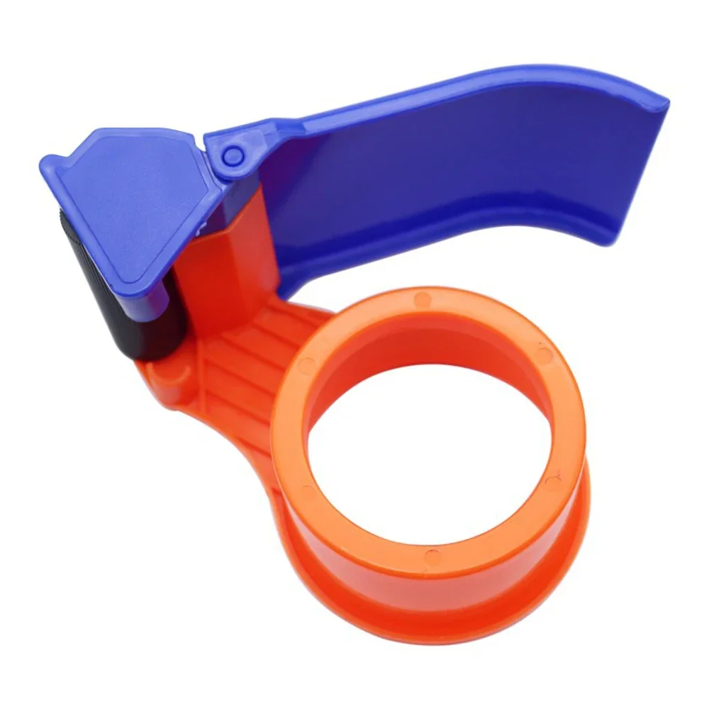 Plastic Tape Dispenser Manual Roller Tape Cutter Portable Holder Packing Machine Sealing Packer Office Desk Organizer