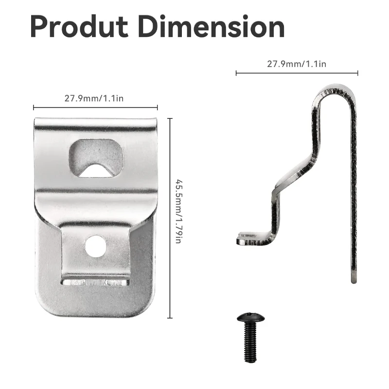 Belt Clip Hook and Bit Holder Kit