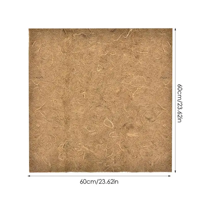 1 Db Féreg Takaró Jute Rost Szőnyeg Illeszkedik Minden Táska Alpodon Tartja A Férgeket Sötét Nedves Meleg Természetes Biológiailag Lebontható - Image 6