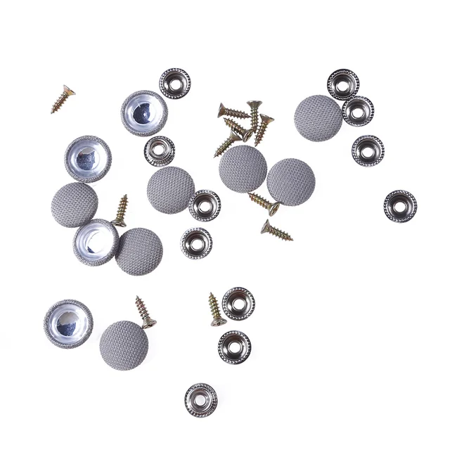 Kit 40 Fibbie Per Riparazione Tetto Auto - Con Cacciavite E Metro, Grigio - Foto 9