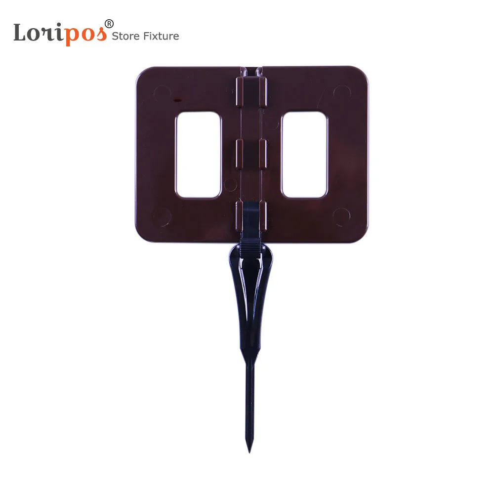 Loripos 소매 선반 클립 온 사인 홀더, 회전 클립 라벨 프레임, 가격표 디스플레이에 적합, A6