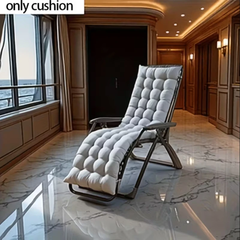 Sun Lounger Cushions Polyester Fiber Patio Chaise Lounge Cushions Pad  Indoor Outdoor Lounge Chair Cushion for Travel Holiday