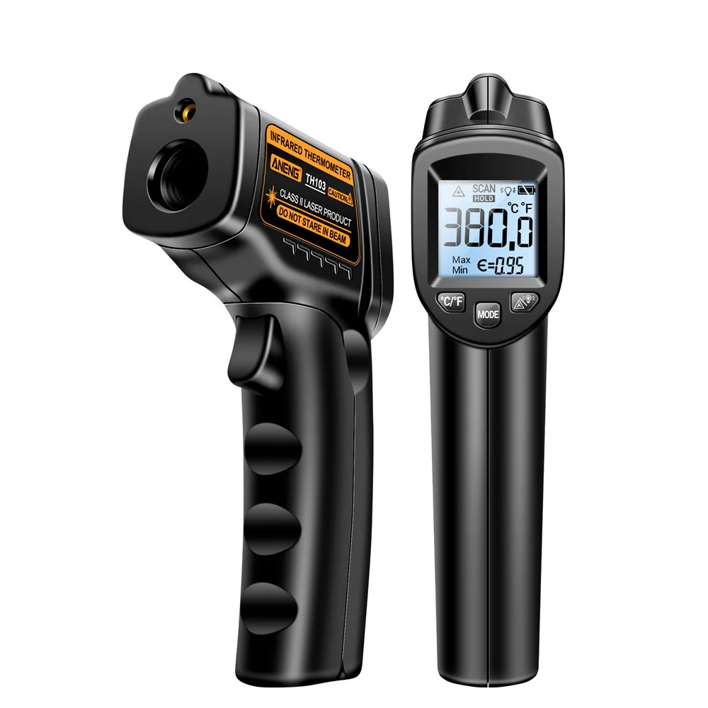 TH103 Digital Infrared Thermal imager Handheld Non Contact IR Laser Thermometer For Cooking Meat Pool Pizza Oven BBQ Food