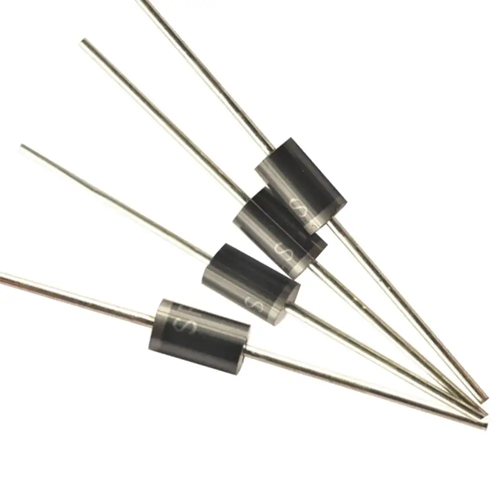 5pcs Sr3100 Sb3100 3a/100v Do27 Do201ad Schottky Diodes Diodes